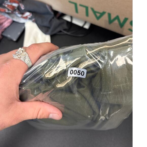 VINTAGE US Army Field Pants Mens Medium Green Straight Wool Military Trousers - Picture 7 of 7